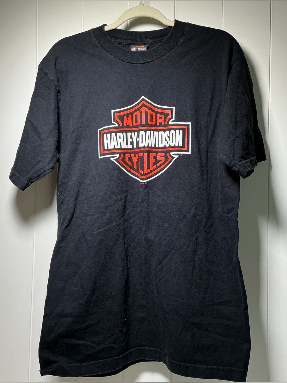 Harley-Davidson Shirt Women's Large Crew Neck Short Sleeve Logo Motorcycle Tee